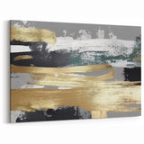 Contemporary Strokes and Lines Abstract Art | Geometric Canvas Decor