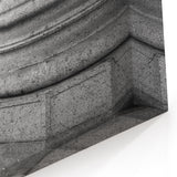 Architectural Columns Wall Art - Black & White Classic Canvas Print