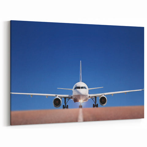 Modern Aviation Art - Jet Plane Wall Art for Aviation Enthusiasts - Canvas Print