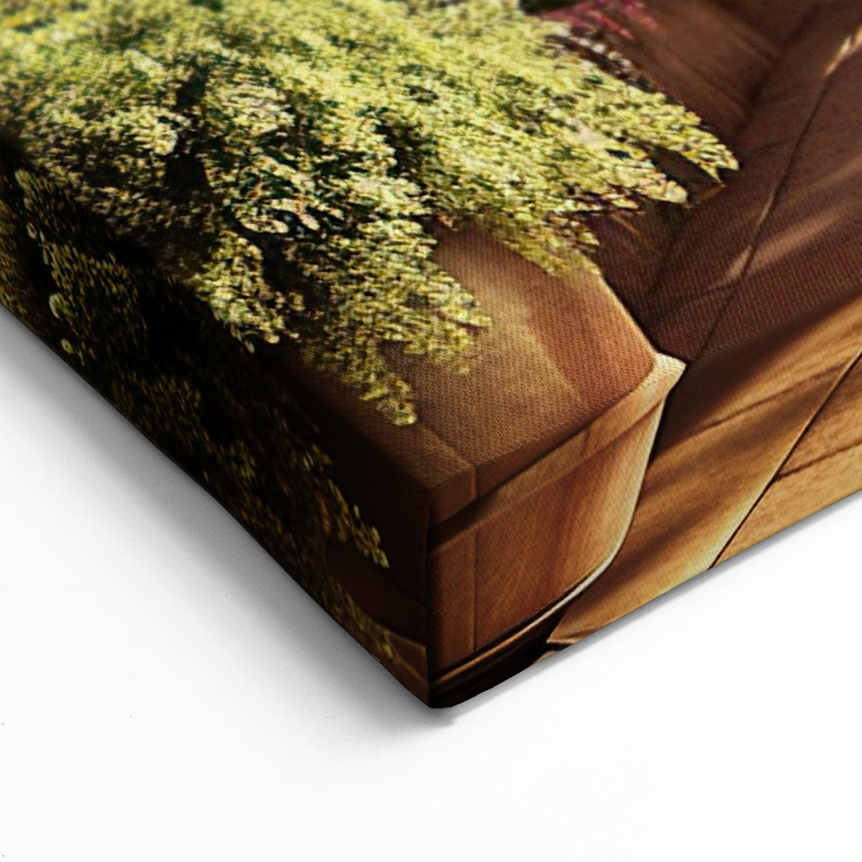 Blooming Garden Archway Wall Art - Floral Pathway Canvas Print