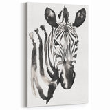 Majestic Zebra Wall Art - African Wildlife Zebra Canvas & Framed Prints
