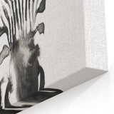 Majestic Zebra Wall Art - African Wildlife Zebra Canvas & Framed Prints