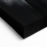 Gothic Shadows Columns Art - Dramatic Black & White Canvas Print