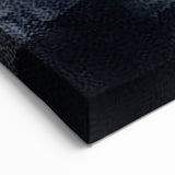 Abstract Minimalist Canvas – Textured Black, Gold, and Gray Modern Art