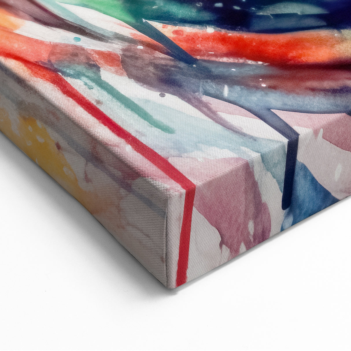 Vibrant Zebra Wall Art - Colorful Safari Zebra Canvas Print