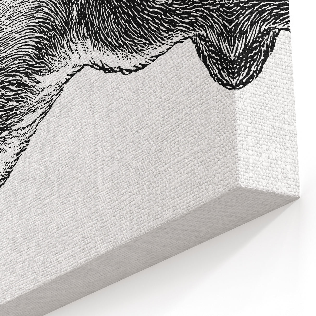 Charming Rabbit Wall Art - Rustic Animal Canvas Framed & Acrylic Prints