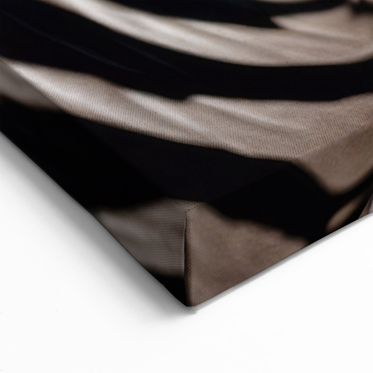 Minimalist Zebra Wall Art - Black and White Safari Canvas Print