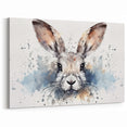 Watercolor Rabbit Wall Art - Artistic Animal Canvas & Framed Prints