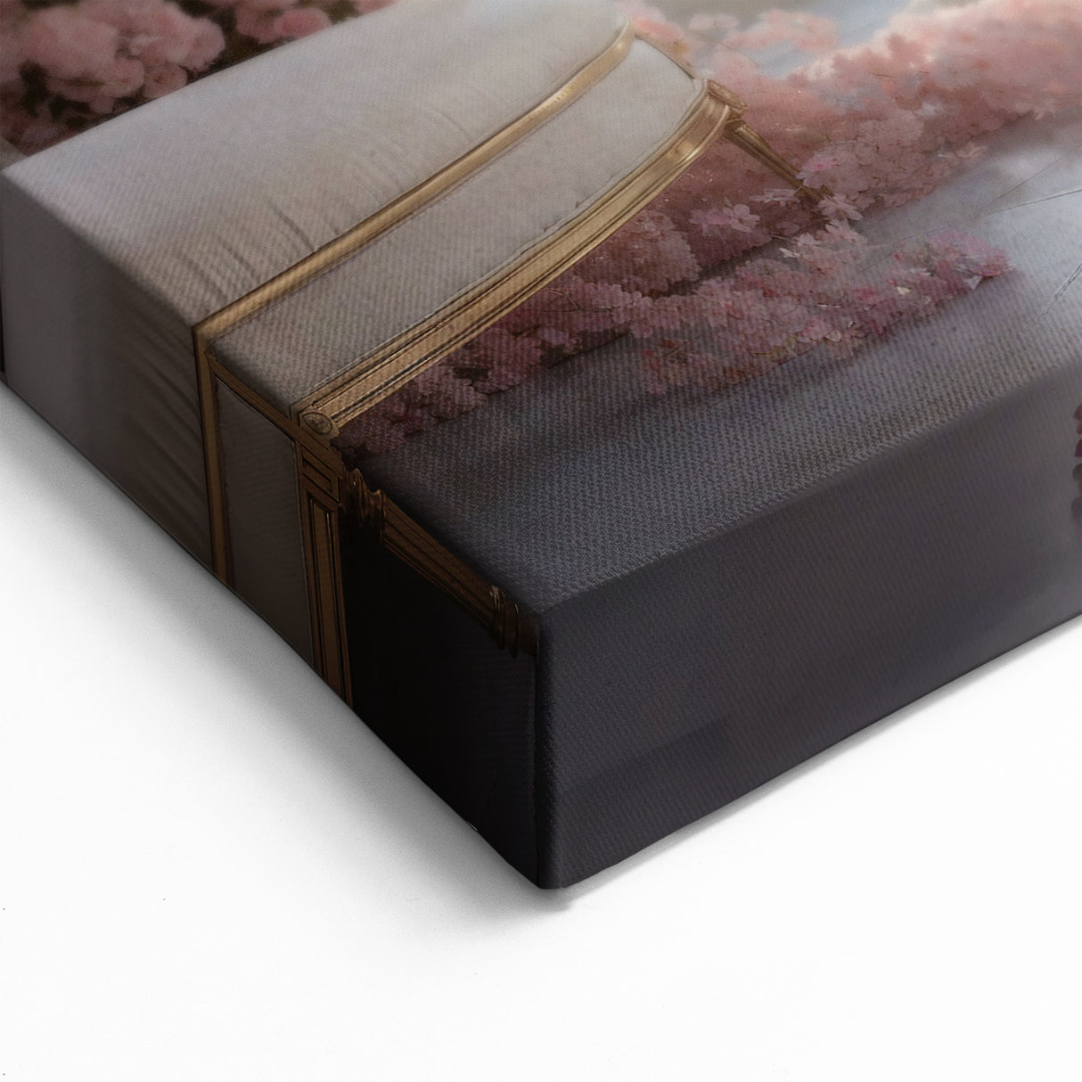 Romantic Arches Wall Art - Elegant Floral Balcony Canvas & Framed Print