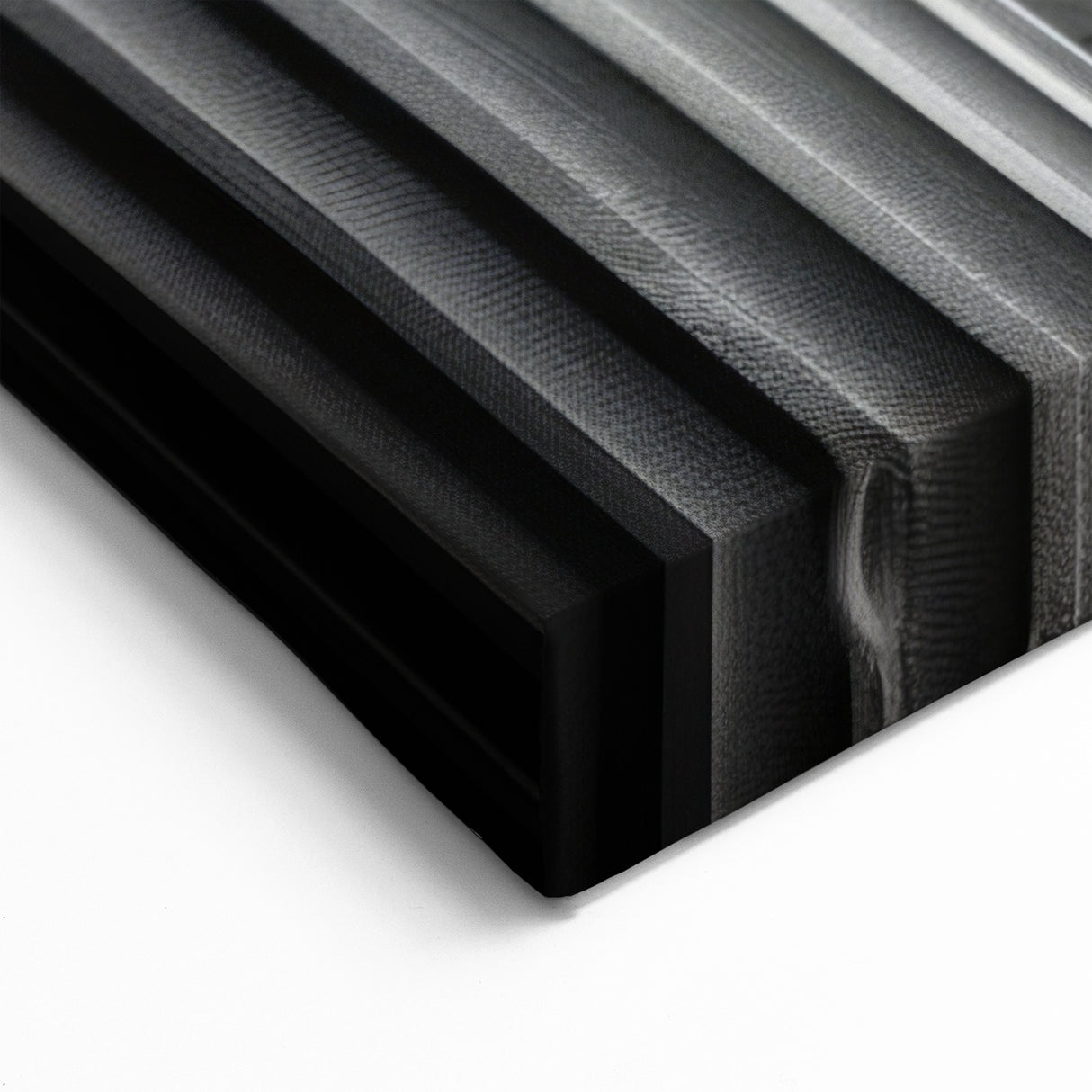 Classic Columns Wall Art - Bold Black & White Architectural Canvas