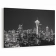 Seattle Skyline Photography | Black and White Cityscape Wall Art