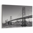 San Francisco Skyline Photography | Elegant Black and White Wall Art