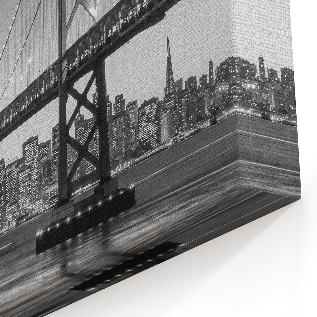 San Francisco Skyline Photography | Elegant Black and White Wall Art