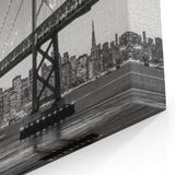 San Francisco Skyline Photography | Elegant Black and White Wall Art