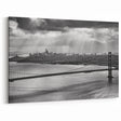 San Francisco Skyline Art | Dramatic Black and White Cityscape | Canvas
