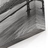 San Francisco Skyline Art | Dramatic Black and White Cityscape | Canvas