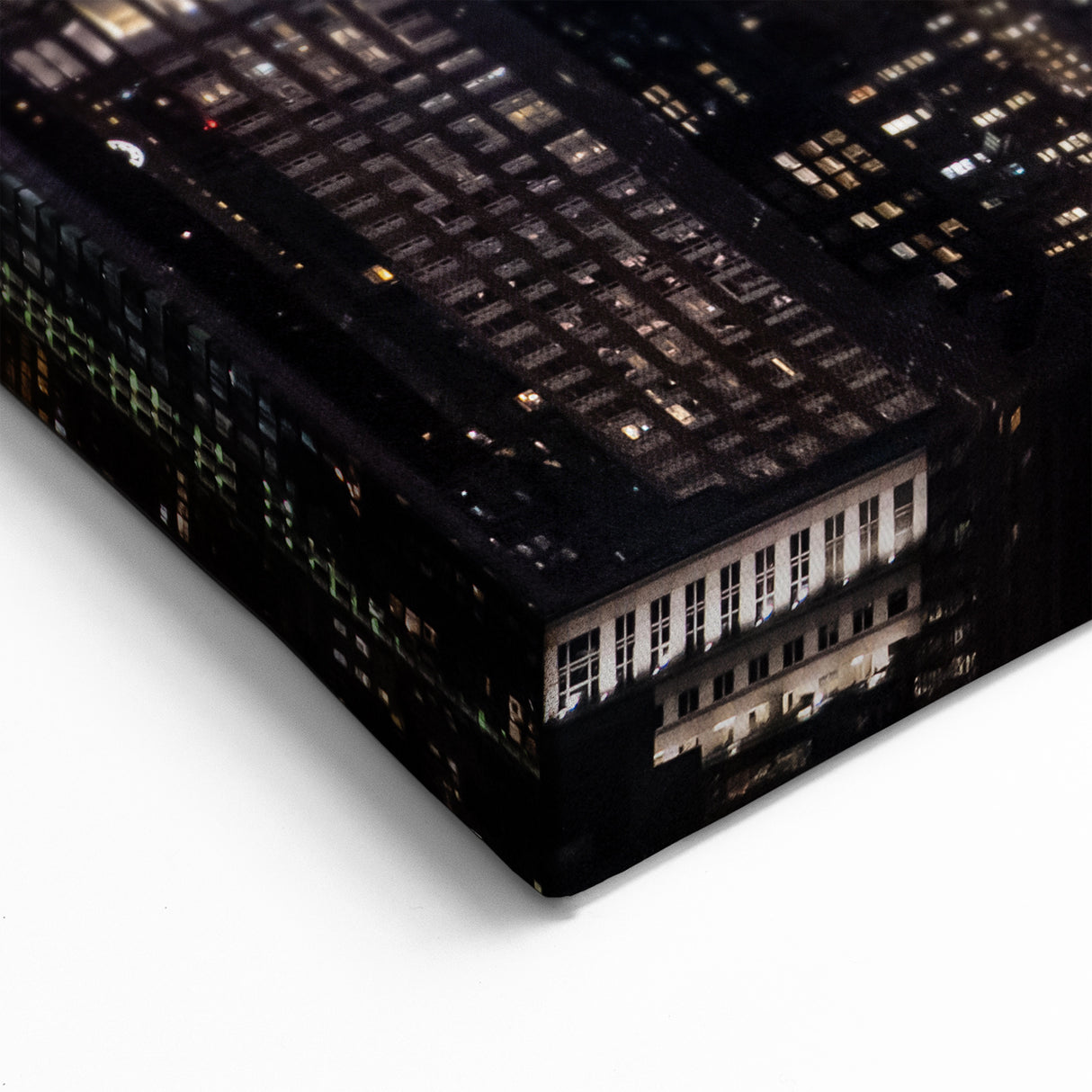New York City Skyline Art | Night Cityscape with Empire State | Canvas