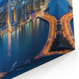 San Francisco Skyline Art | Waterfront Cityscape at Dusk | Canvas Print
