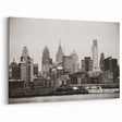 Philadelphia Architecture Art - Black and White Cityscape Print