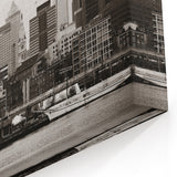 Philadelphia Architecture Art - Black and White Cityscape Print