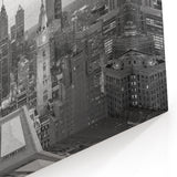 Philadelphia Downtown Art - Black and White Skyline Photography Print