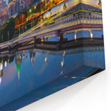 Philadelphia Skyline Photography - Twilight Cityscape Reflections Art