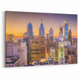 Philadelphia Skyline Photography - Sunset Cityscape with City Hall Art