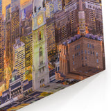 Philadelphia Skyline Photography - Sunset Cityscape with City Hall Art