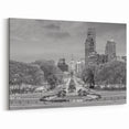 Philadelphia City Wall Decor - Black and White Art with Historic Landmarks