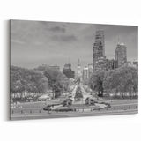 Philadelphia City Wall Decor - Black and White Art with Historic Landmarks