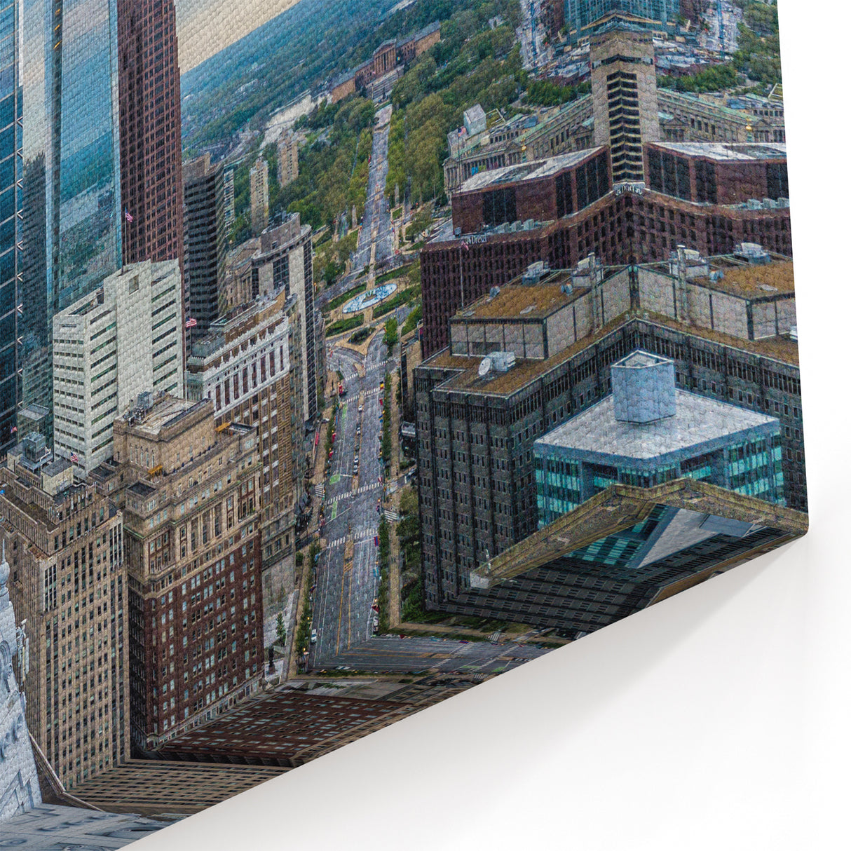 Philadelphia Architecture Art - City Hall Statue and Skyline Photography
