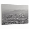 Phoenix Skyline Wall Art | Black and White Cityscape Art Print