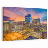 Phoenix Skyline Wall Art | Vibrant Sunset Cityscape Print
