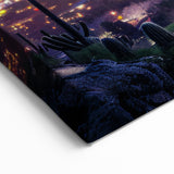 Phoenix Skyline Wall Art | Dramatic Sunset Cityscape with Desert Landscape