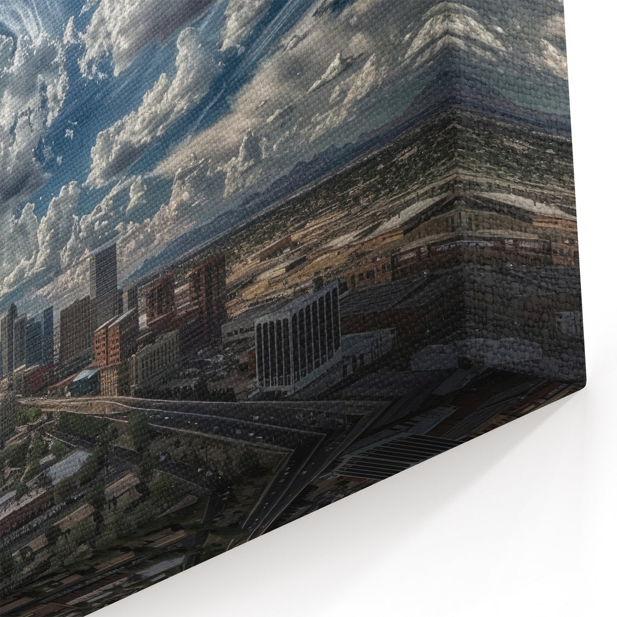 Phoenix Skyline Wall Art | Festive Fireworks Cityscape Print