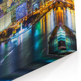 Pittsburgh Skyline Wall Art | Iconic Bridge and City Lights Photography