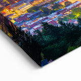 Portland Cityscape Art | Vibrant Portland Skyline Wall Art Print