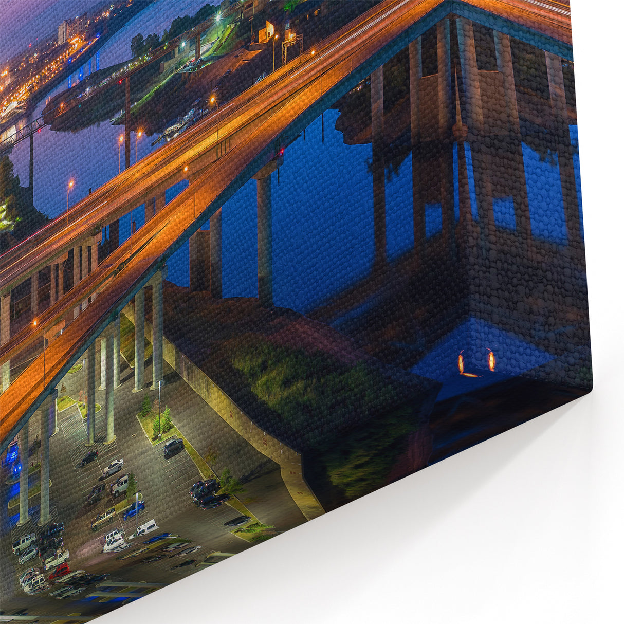 Memphis Skyline Wall Art - Stunning Downtown Cityscape Photography Canvas