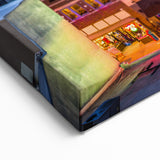 Memphis Downtown Skyline Art - Vibrant Cityscape Canvas at Sunset