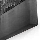 Miami Skyline Photography: Serene Dusk Cityscape in Black & White
