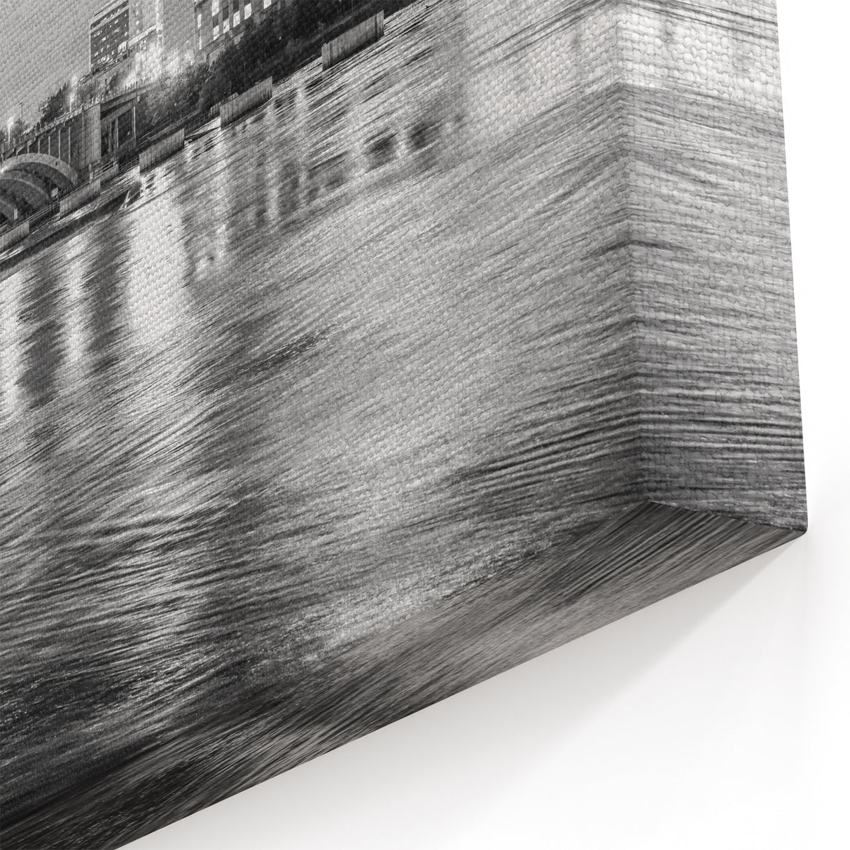 Minneapolis Night Skyline - Black and White Cityscape Art Prints for Decor
