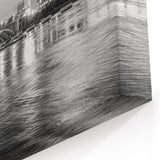 Minneapolis Night Skyline - Black and White Cityscape Art Prints for Decor