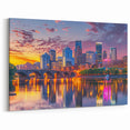 Minneapolis Skyline Panorama - Vibrant Cityscape Art Prints for Home Decor