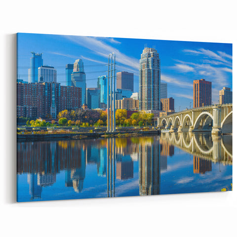 Minneapolis Skyline Wall Art - Bright Cityscape Art Prints for Modern Spaces
