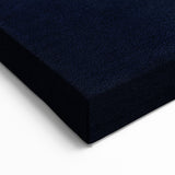 Golden and Navy Abstract Rings - Modern Minimalist Canvas Art