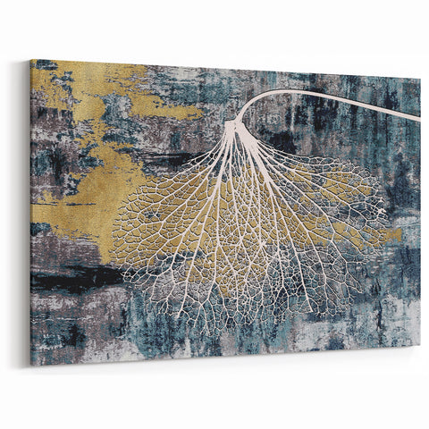 Elegant Abstract Line Art with Organic Patterns - Modern Strokes Canvas