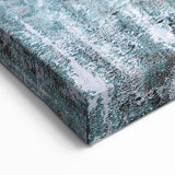 Intricate Golden Leaf Abstract Art - Textured Botanical Canvas Print