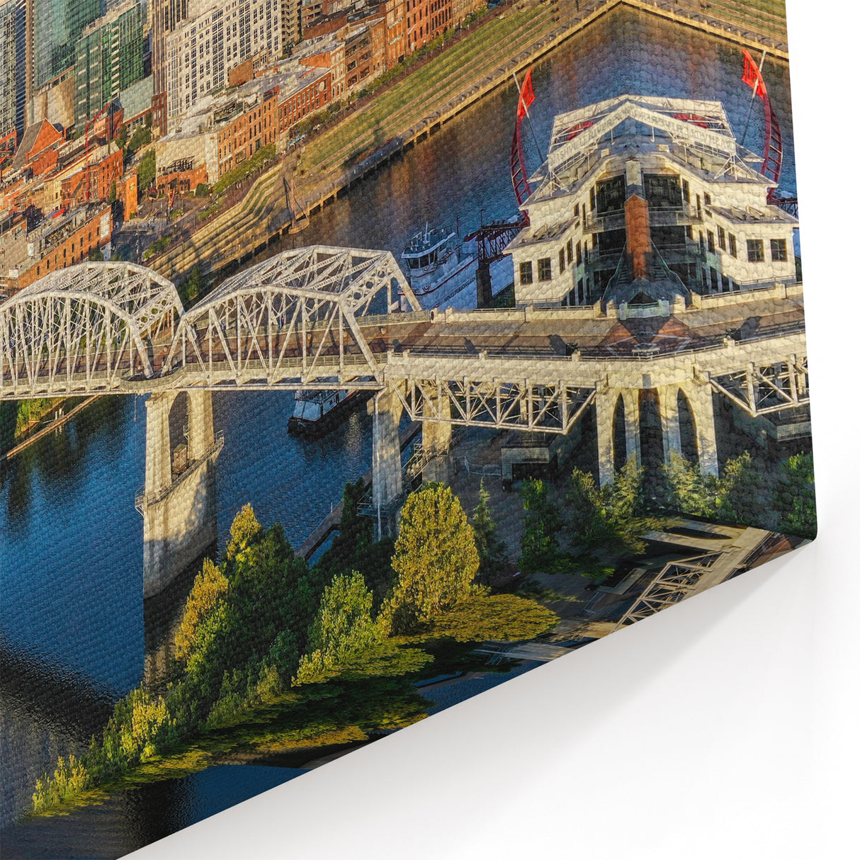 Modern Nashville Skyline Art - Stunning Downtown Canvas & Prints