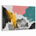 Bold Multicolor Abstract Art - Modern Geometric Canvas Print