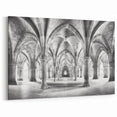 Cathedral Arches Wall Art - Majestic Gothic Architecture Print